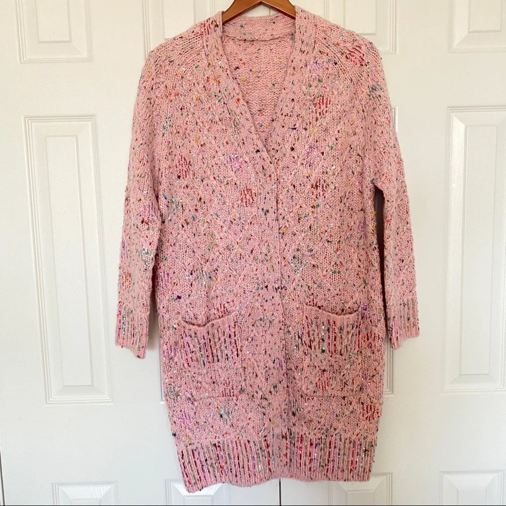 Chanel multicolor sequin sweater
